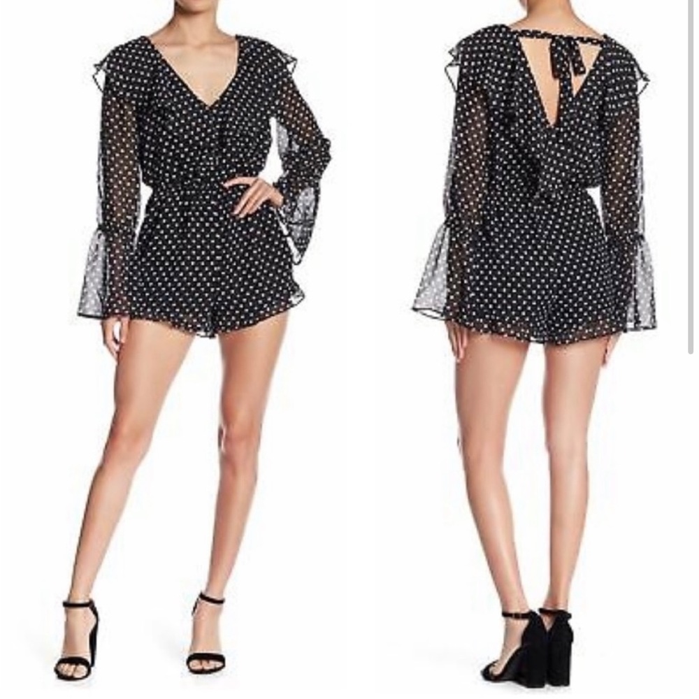Endless Rose Polka Dot Romper